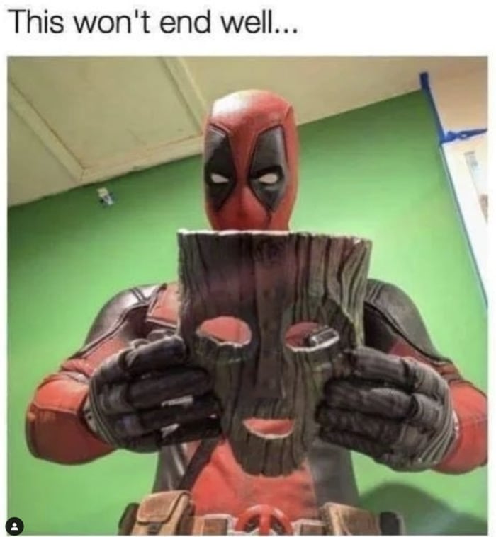 Marvel Memes - Deadpool Mask