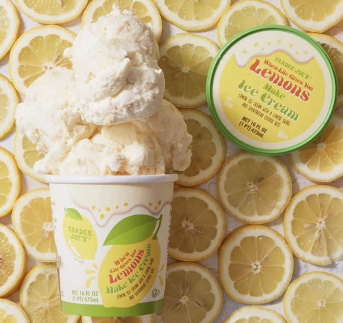 New at Trader Joe's - When Life Gives You Lemons Ice Cream