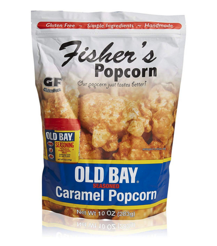 Old Bay Flavored Products - caramel popcorn