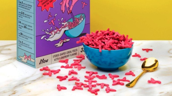 Period Crunch Cereal - Uterus cereal