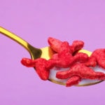 Period Crunch Cereal - red milk