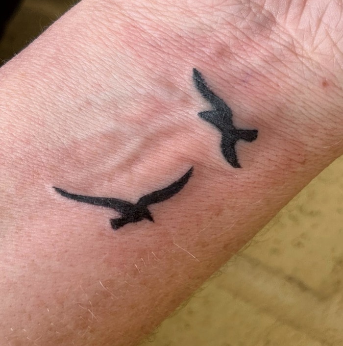Small Wrist Tattoos - birds