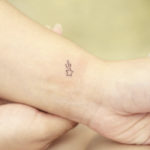 Small Wrist Tattoos - shooting star