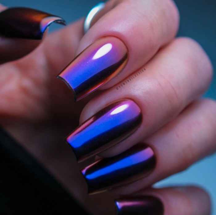 Summer Nails 2022 - chrome nails