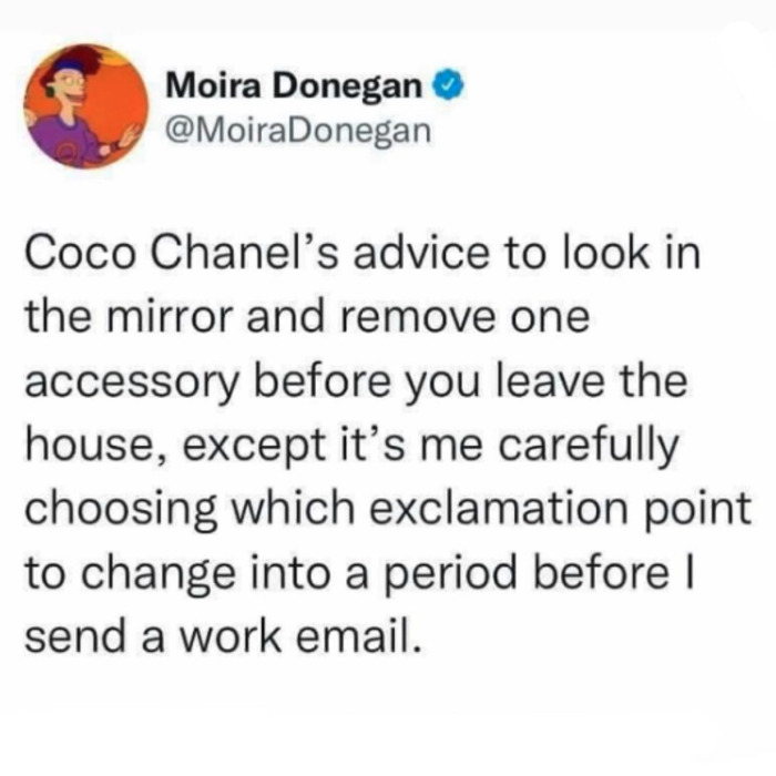 Work Memes - Chanel advice