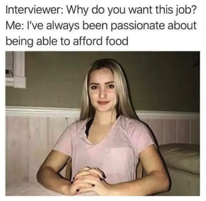 Work Memes - passionate about food