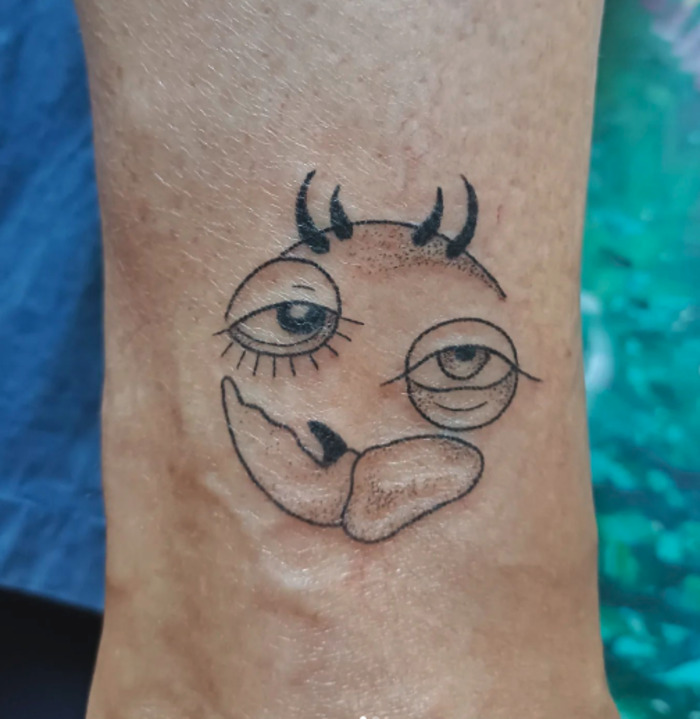 Zodiac Tattoos - mismatched face