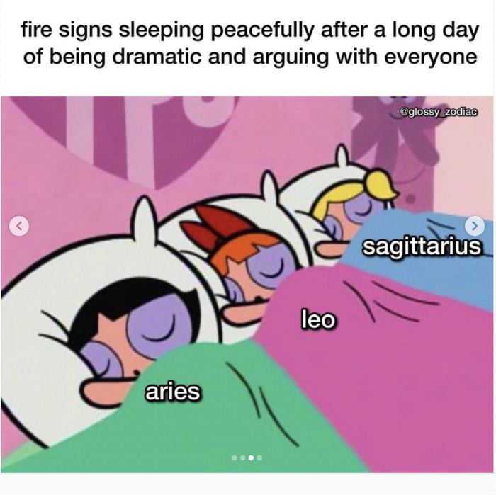 Astrology Memes - fire signs
