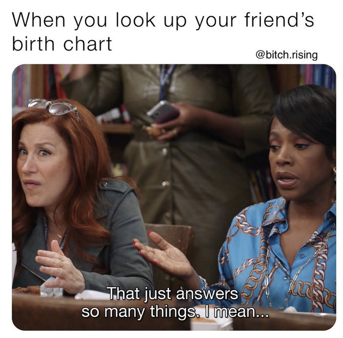 Astrology Memes - birth chart