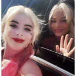 Barbie Set Photos Reactions - barbie and harley quinn