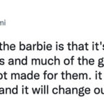 Barbie Set Photos Reactions - barbie cult classic