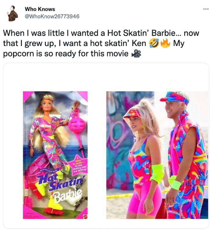 Barbie Set Photos Reactions - hot skatin' ken