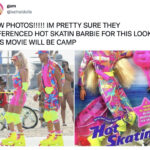 Barbie Set Photos Reactions - skater barbie costume
