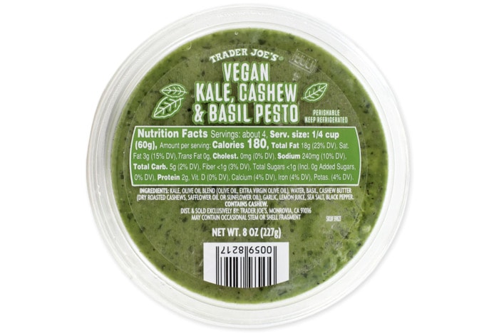 Best Trader Joe's Products - Kale Basil Cashew Pesto