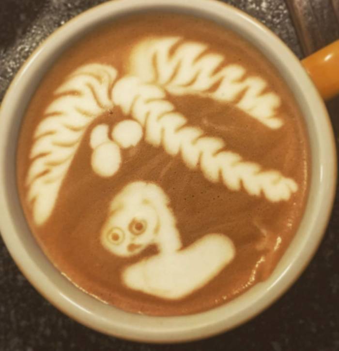 Funny Latte Art - ET