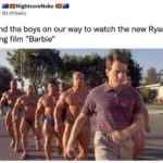 Ryan Gosling Ken Twitter Reactions - group of men