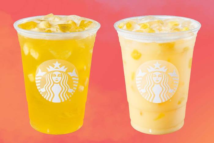 Pineapple Passionfruit Starbucks Refresher Paradise Drink - Pineapple Passionfruit Refresher - new summer drinks