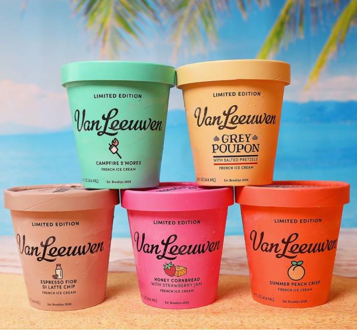 Van Leeuwen Grey Poupon Ice Cream - summer flavors
