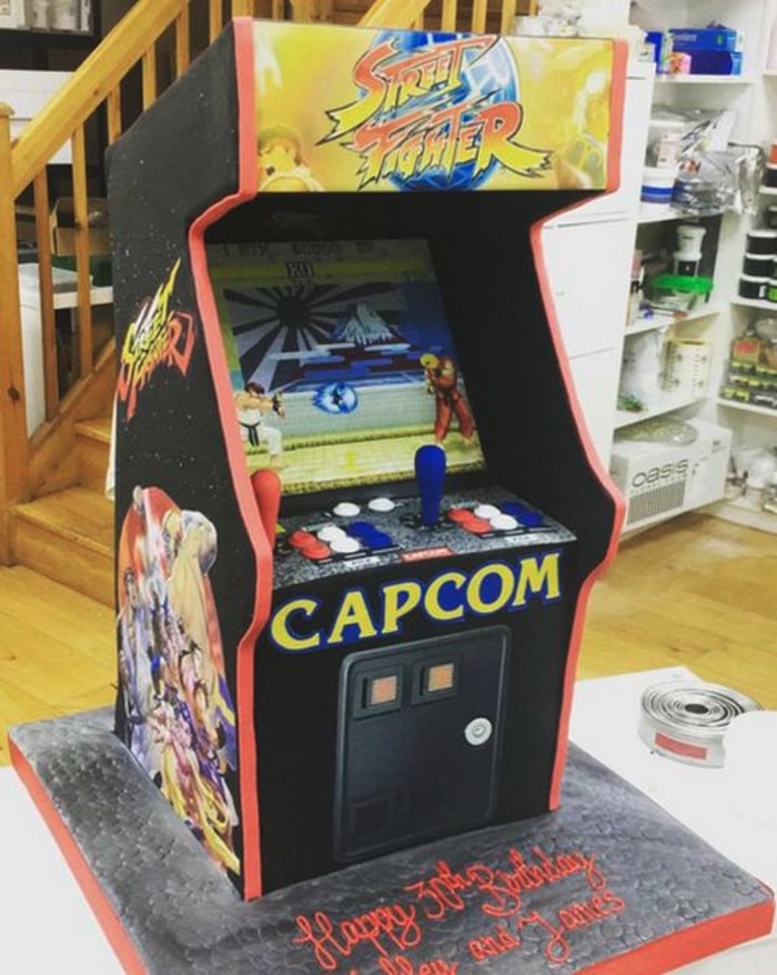 90s Cake Ideas - CapCom arcade