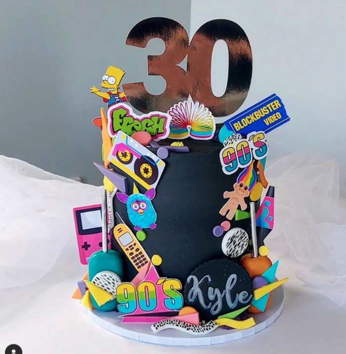 Use These 90s Cake Ideas For Your Next Party - Let's Eat Cake