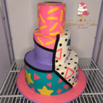 90s Cake Ideas - fancy colors
