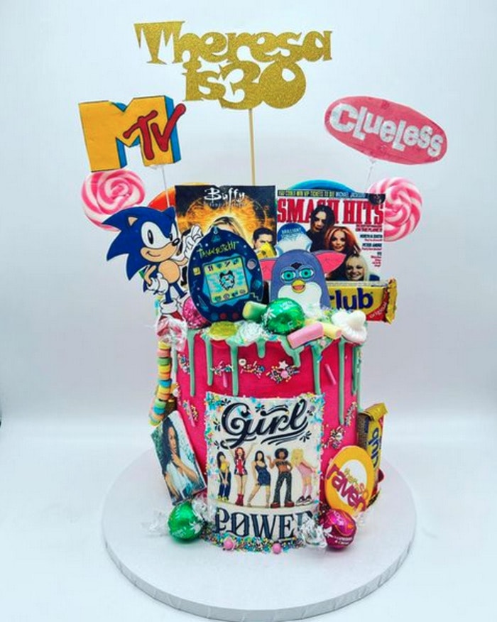 90s Cake Ideas - all the trends