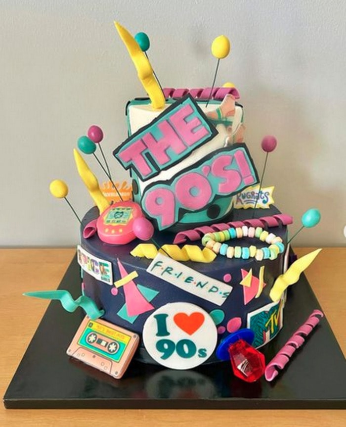 90s Cake Ideas - the 90s
