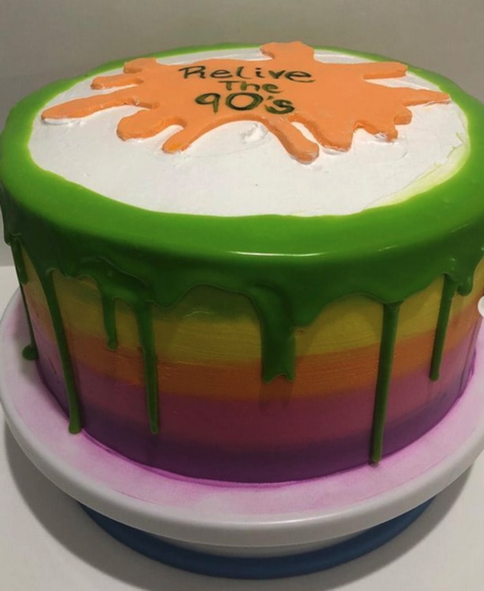 90s Cake Ideas - Nickleodeon slime