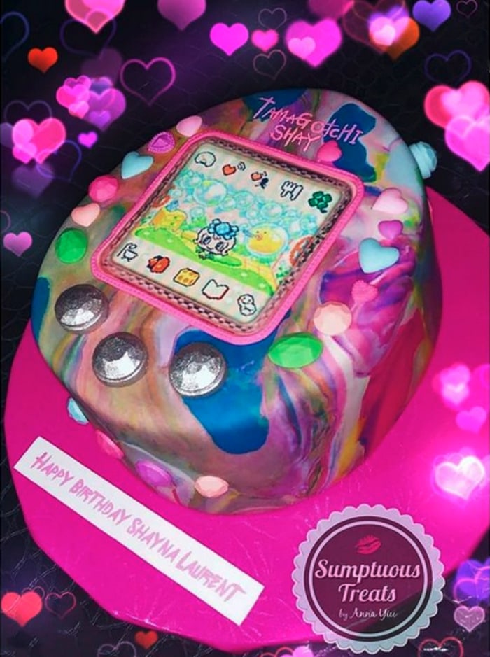 90s Cake Ideas - Tamagotchi