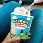 Ben and Jerry's Flavors - Strawberry Cheesecake