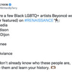 Beyonce Renaissance Memes and Tweets - LQBTQ+ black artists