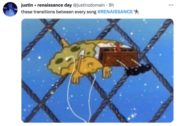Beyonce Renaissance Memes and Tweets - transitions