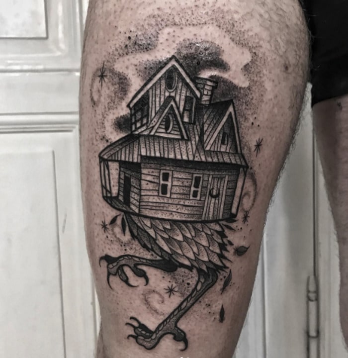 Cool Tattoos - Baba Yaga House