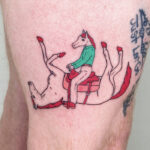 Cool Tattoos - horse riding horse