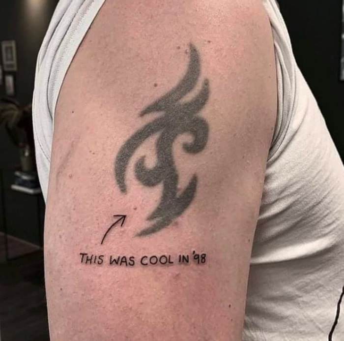 Cool Tattoos - used to be cool flame