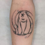 Cool Tattoos - Polar bear snowy background