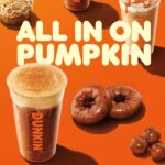 Dunkin Fall Menu 2022 - all in on pumpkin