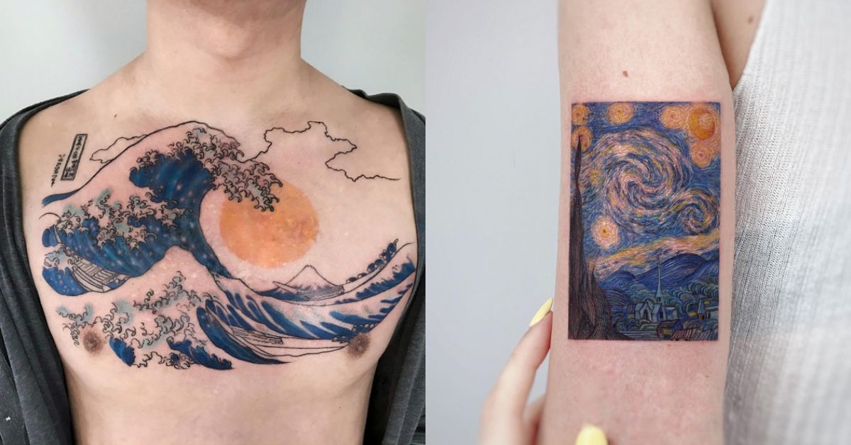25 Famous Art Tattoos To Make You Feel Cultured- Let's Eat Cake 25 Famous Art Tattoos To Make You Feel Cultured- Let's Eat Cake