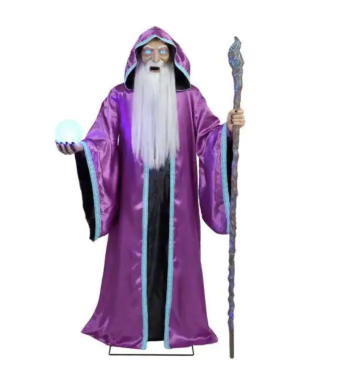 Home Depot Halloween 2022 - Animatronic Wizard