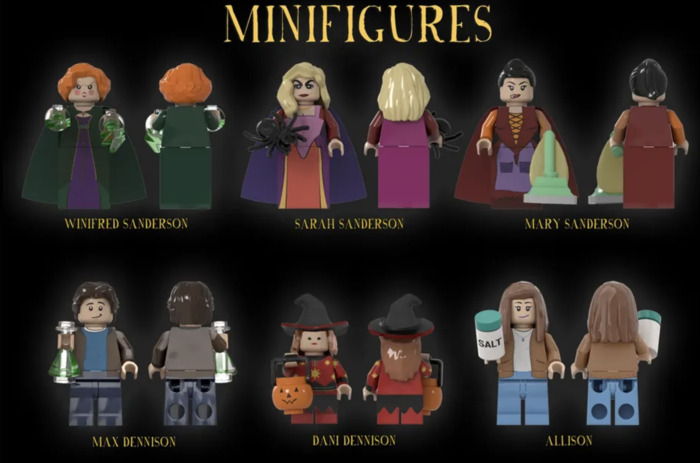Lego Hocus Pocus House - Minifigures Sanderson Sisters