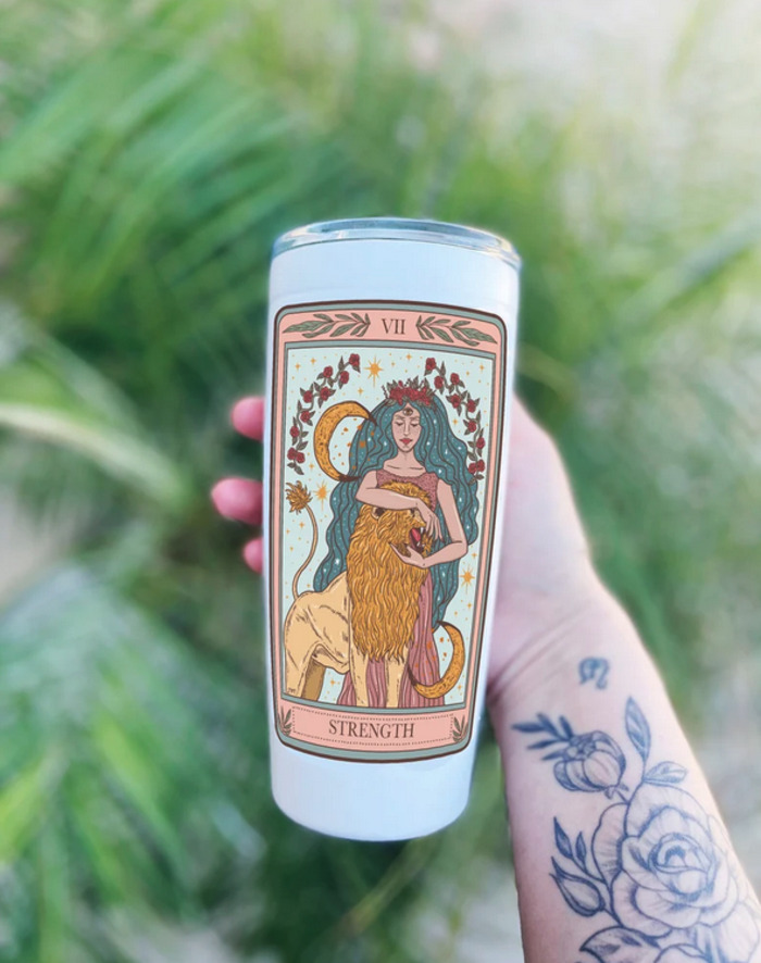 Leo gifts - tarot card candle