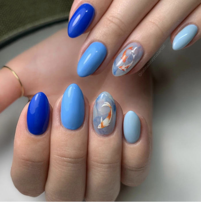 Ocean Nails - Koi fish