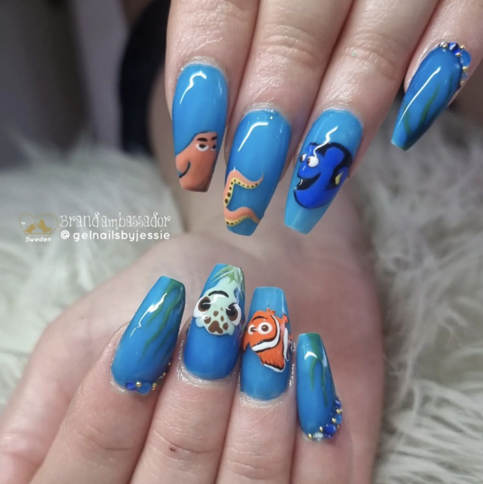 Ocean Nails - Finding Nemo