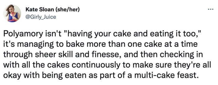Relationship Skills Monogamy Polamory - cake