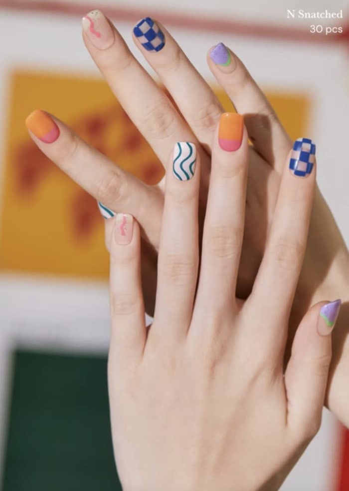 Summer Gel Nail Designs - Ohora gel wraps
