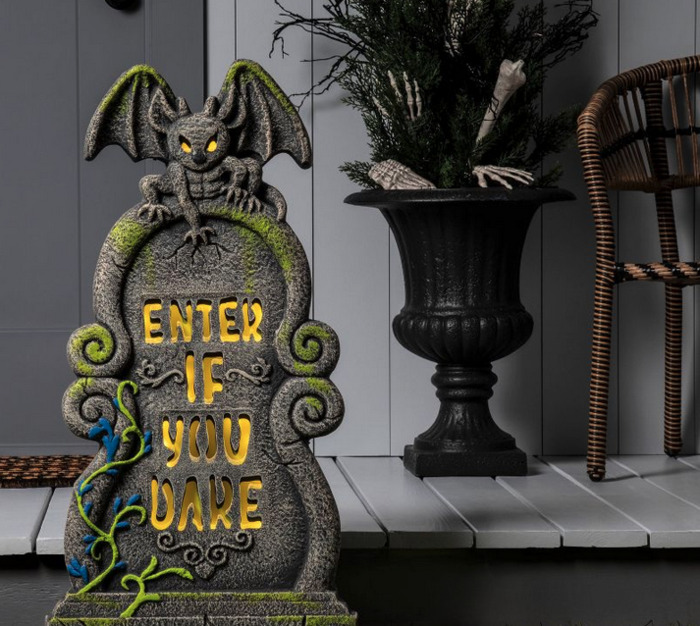 Target Halloween Hyde Eek 2022 - enter if you dare headstone