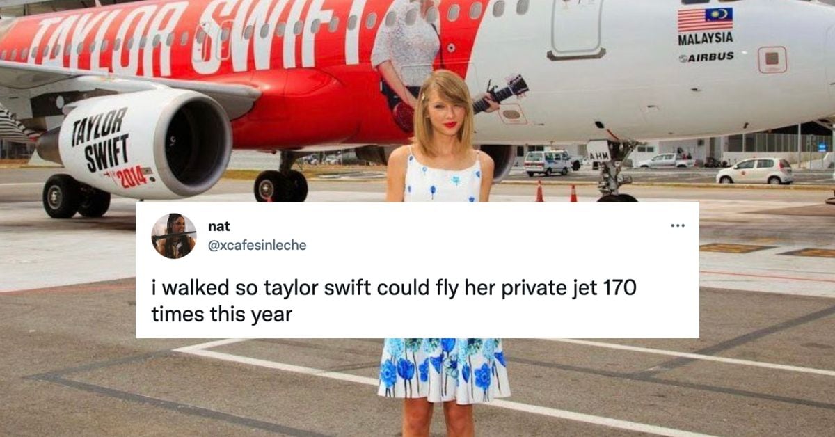 Taylor Swift Private Jet Tweets Memes