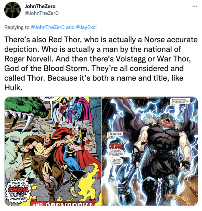 Thor Versions - Red Thor