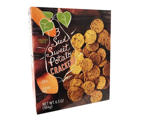 Trader Joe's Gluten Free - 3 seed sweet potato crackers