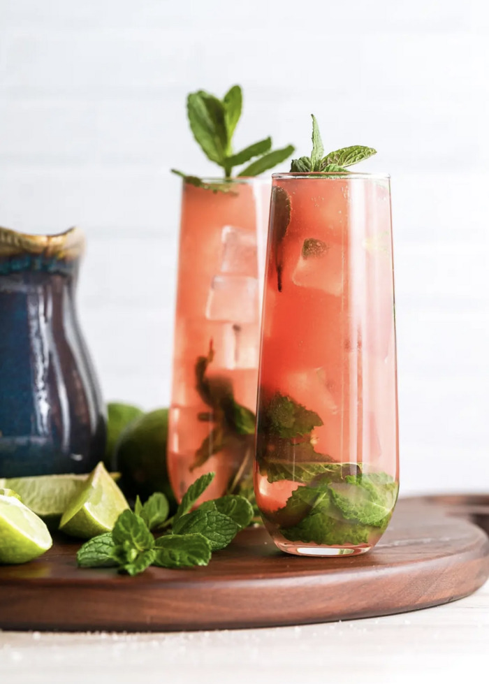 Tropical Cocktails - Guava Mojitos